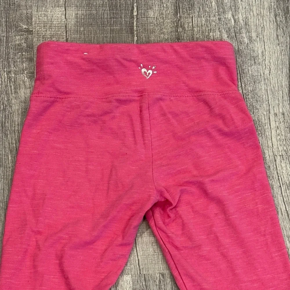 Justice Girls Leggings Pink Space Dye‎ Athletic Casual Size 8